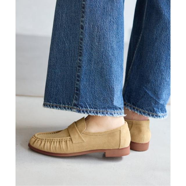 ルタロン（LE TALON）/《予約》レザーギャザーローファー