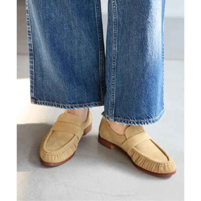 ルタロン（LE TALON）/《予約》レザーギャザーローファー