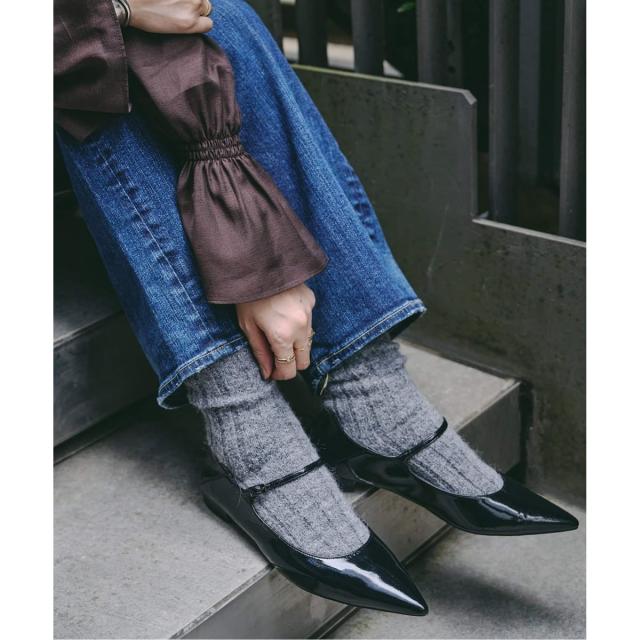 ルタロン（LE TALON）/《追加予約2》ポインテッドワンストラップフラット