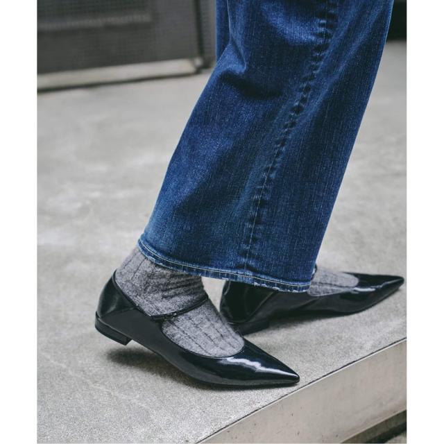 ルタロン（LE TALON）/《追加予約2》ポインテッドワンストラップフラット