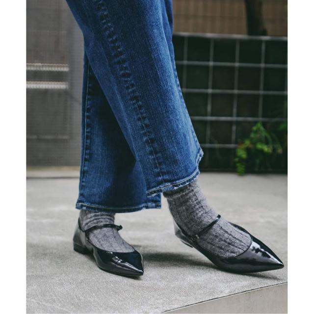 ルタロン（LE TALON）/《追加予約2》ポインテッドワンストラップフラット