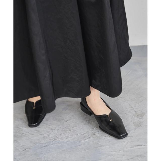 ルタロン（LE TALON）/《追加》2．5cmスクエアスリットソフトフラット