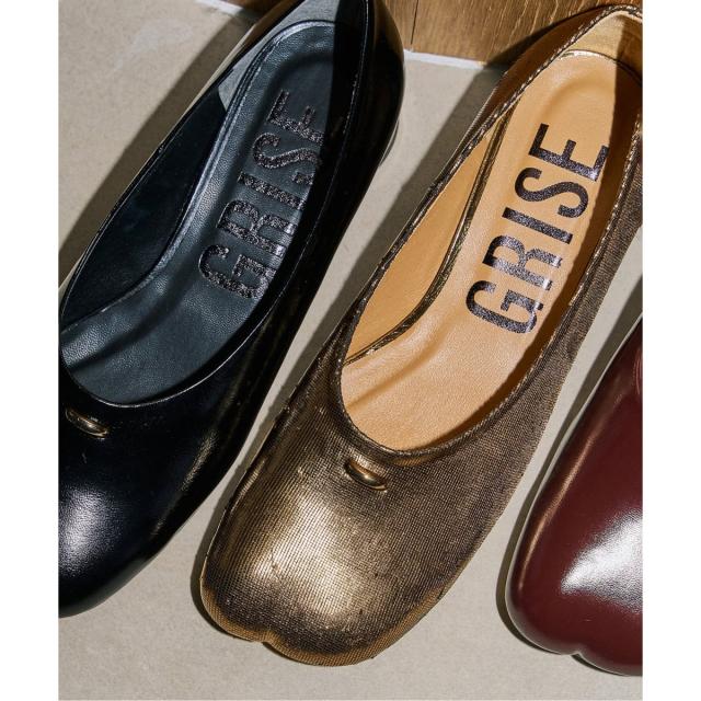 ルタロン（LE TALON）/《予約》GRISE3cmレザーCURVYバレリーナ