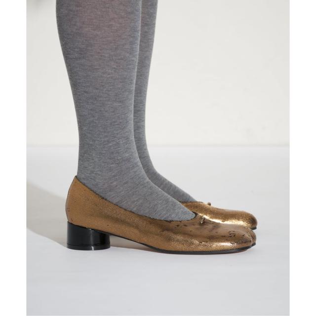 ルタロン（LE TALON）/《予約》GRISE3cmレザーCURVYバレリーナ