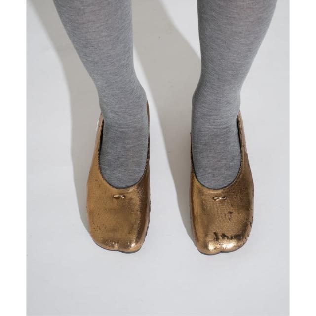 ルタロン（LE TALON）/《予約》GRISE3cmレザーCURVYバレリーナ