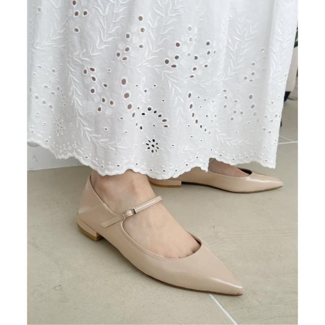 ルタロン（LE TALON）/《追加予約》ポインテッドワンストラップフラット