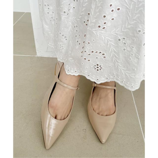 ルタロン（LE TALON）/《追加予約》ポインテッドワンストラップフラット