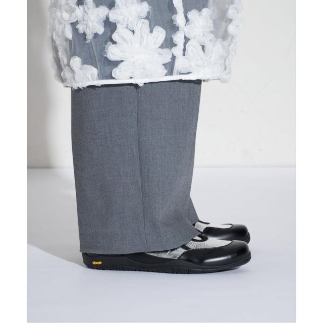 ルタロン（LE TALON）/《予約》GRISE VIBRAM ダブルストラップバレリーナ