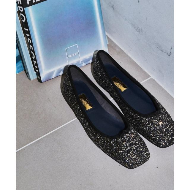 ルタロン（LE TALON）/《追加予約》GRISEスクエアグリッターフラット