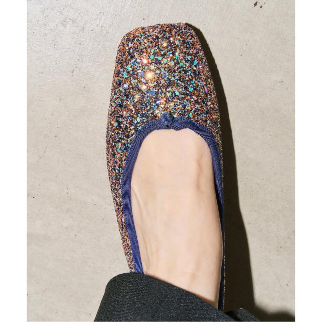 ルタロン（LE TALON）/《追加予約》GRISEスクエアグリッターフラット