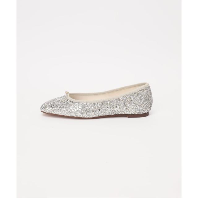 ルタロン（LE TALON）/《追加予約》GRISEスクエアグリッターフラット