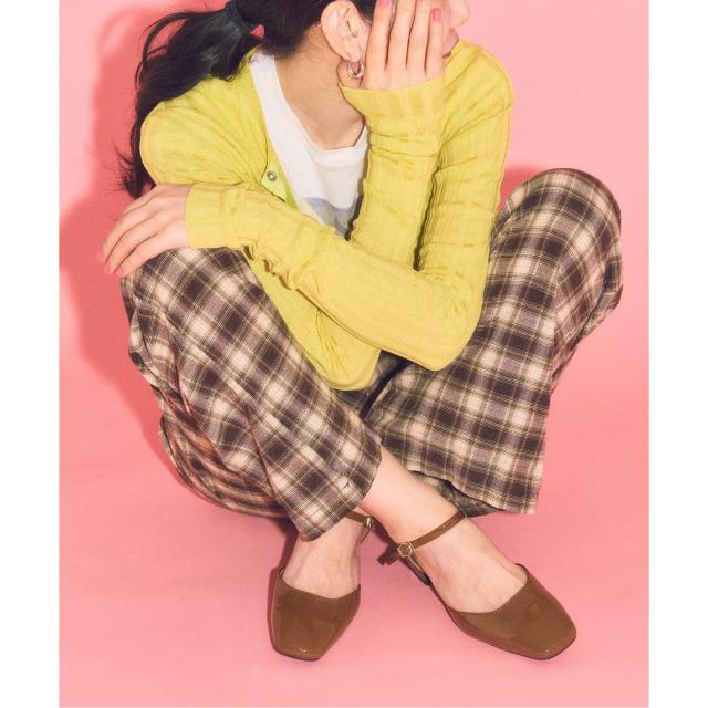 ルタロン（LE TALON）/LE TALON×HAPPY MANIA4．5糎スクエアセパレートパンプス