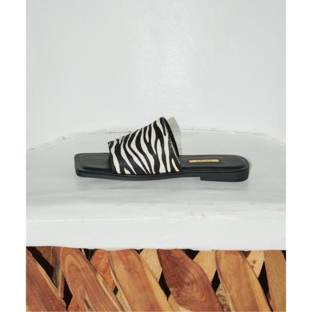 ルタロン（LE TALON）/《WEB+一部店舗限定》GRISE LEATHER SLIDE サンダル_5