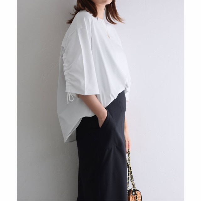 ラ トータリテ（La TOTALITE）/【Munich/ミューニック】cotton interlock−taffeta Blouse