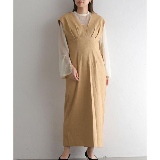 ラ トータリテ（La TOTALITE）/Vラインジャガードドレス