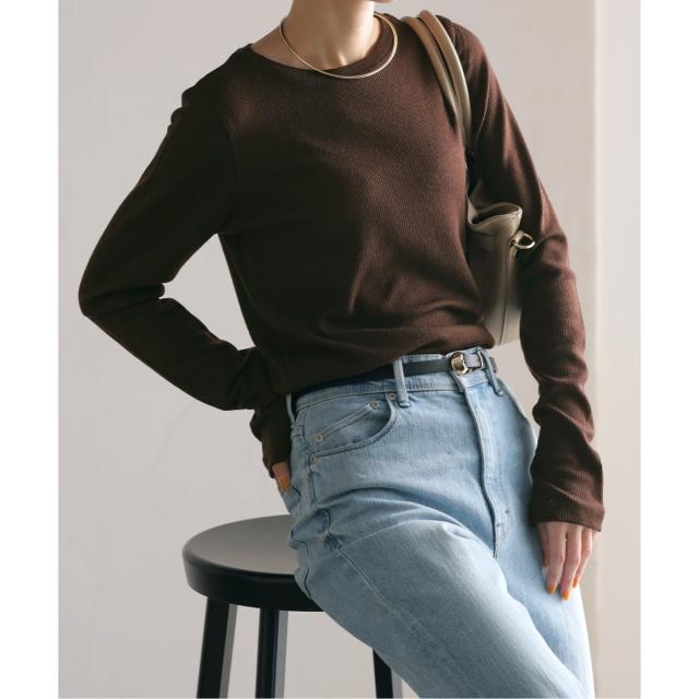 ラ トータリテ（La TOTALITE）/《追加》【洗える】ウールテレコクルーネックカットソー