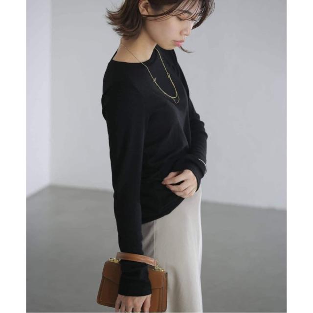 ラ トータリテ（La TOTALITE）/《追加》【洗える】ウールテレコクルーネックカットソー