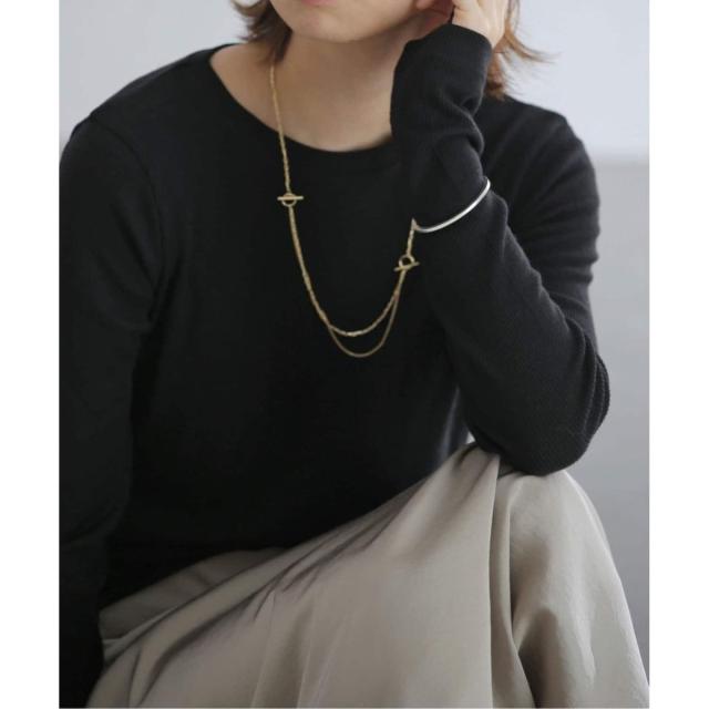 ラ トータリテ（La TOTALITE）/《追加》【洗える】ウールテレコクルーネックカットソー