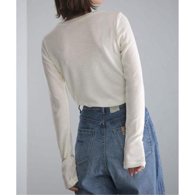 ラ トータリテ（La TOTALITE）/《追加》【洗える】ウールテレコクルーネックカットソー