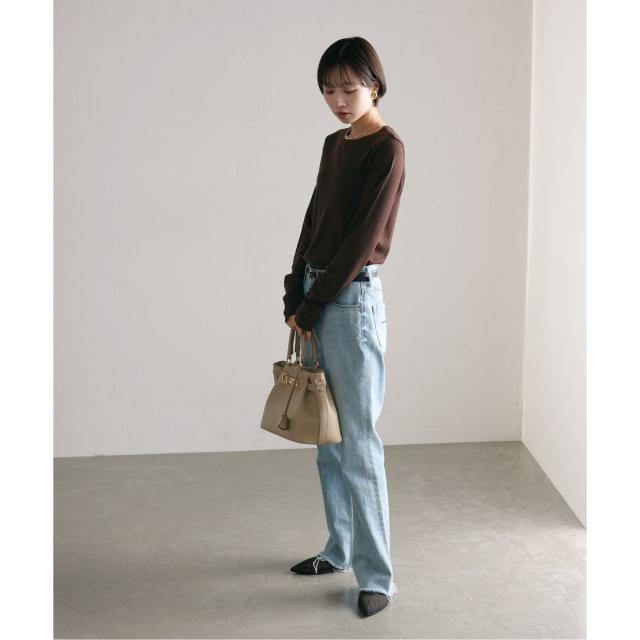 ラ トータリテ（La TOTALITE）/《追加》【洗える】ウールテレコクルーネックカットソー