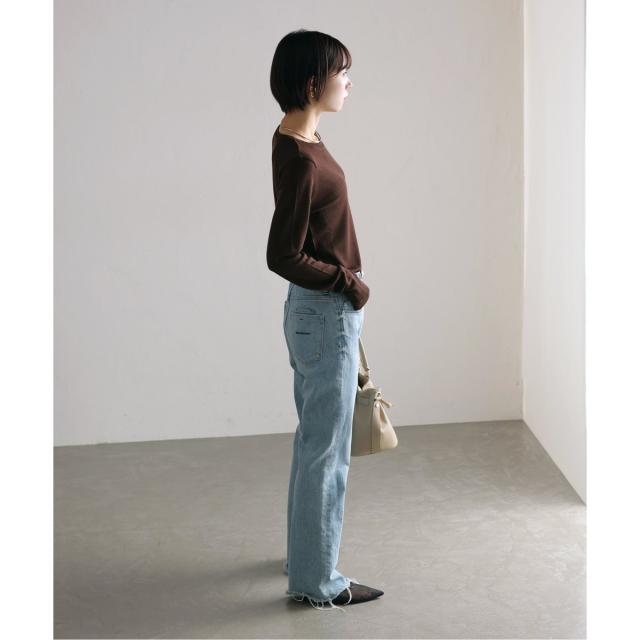 ラ トータリテ（La TOTALITE）/《追加》【洗える】ウールテレコクルーネックカットソー