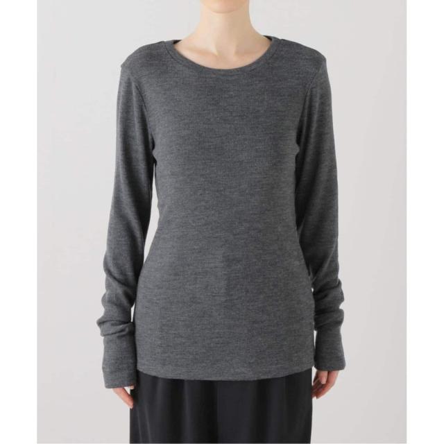 ラ トータリテ（La TOTALITE）/《追加》【洗える】ウールテレコクルーネックカットソー