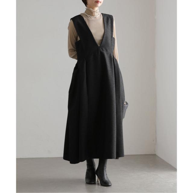 ラ トータリテ（La TOTALITE）/ジャガードVネックワンピースの通販は