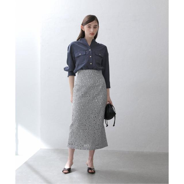 ラ トータリテ（La TOTALITE）/《追加3》【洗える】レースタイトスカート