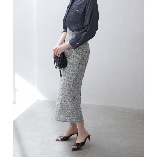 ラ トータリテ（La TOTALITE）/《追加3》【洗える】レースタイトスカート