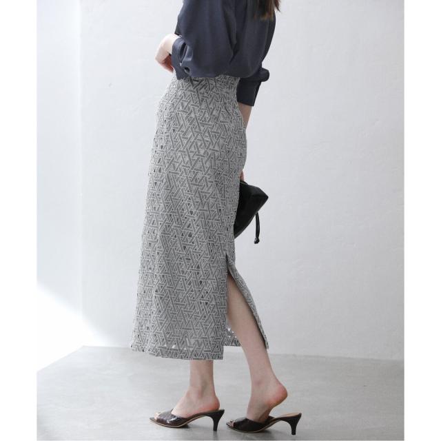 ラ トータリテ（La TOTALITE）/《追加3》【洗える】レースタイトスカート