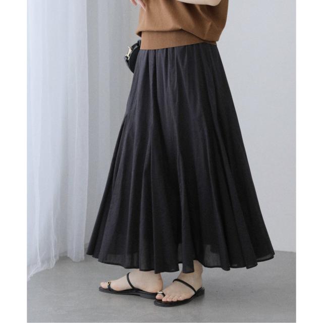 ラ トータリテ（La TOTALITE）/《追加》【洗える】コットンローンマチフレアスカート