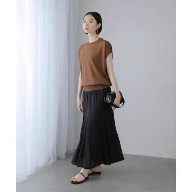 ラ トータリテ（La TOTALITE）/《追加》【洗える】コットンローンマチフレアスカート