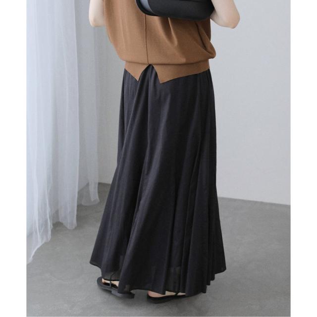 ラ トータリテ（La TOTALITE）/《追加》【洗える】コットンローンマチフレアスカート