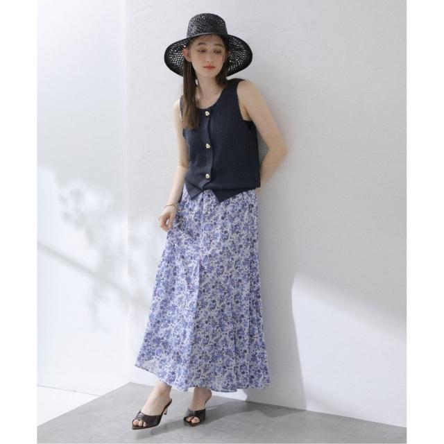 ラ トータリテ（La TOTALITE）/《追加》【洗える】コットンローンマチフレアスカート