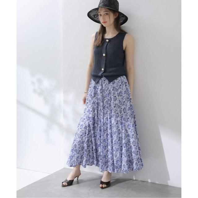 ラ トータリテ（La TOTALITE）/《追加》【洗える】コットンローンマチフレアスカート