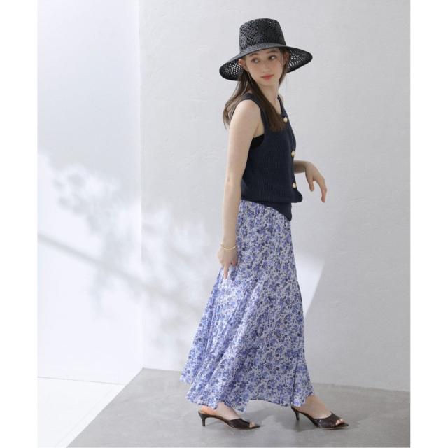 ラ トータリテ（La TOTALITE）/《追加》【洗える】コットンローンマチフレアスカート