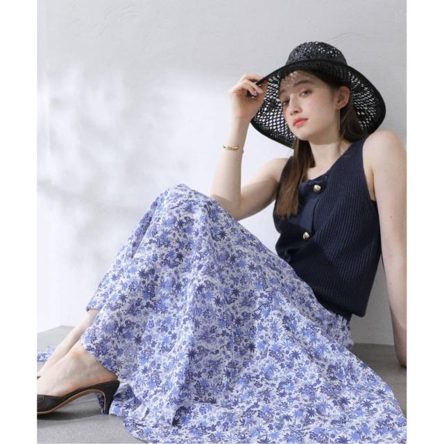 ラ トータリテ（La TOTALITE）/《追加》【洗える】コットンローンマチフレアスカート