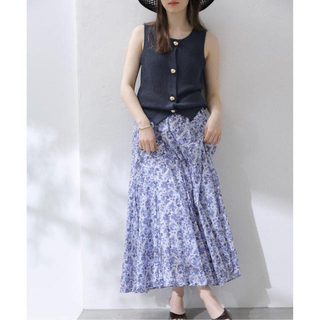 ラ トータリテ（La TOTALITE）/《追加》【洗える】コットンローンマチフレアスカート