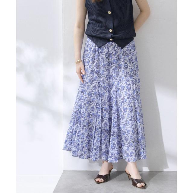 ラ トータリテ（La TOTALITE）/《追加》【洗える】コットンローンマチフレアスカート