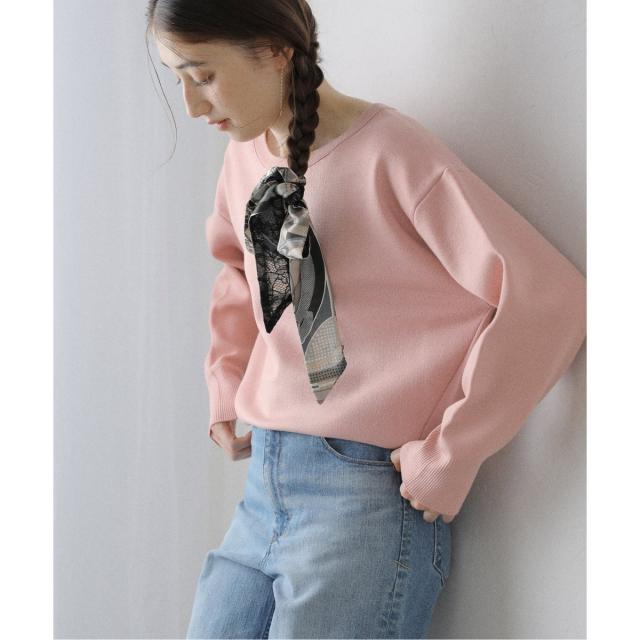 ラ トータリテ（La TOTALITE）/【洗える】接結クルーネックプルオーバー