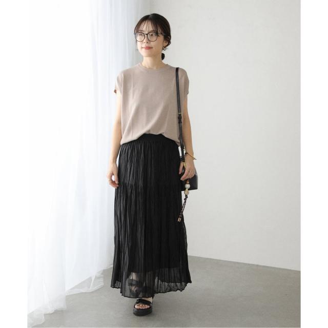 ラ トータリテ（La TOTALITE）/【洗える】シフォンニットワッシャー