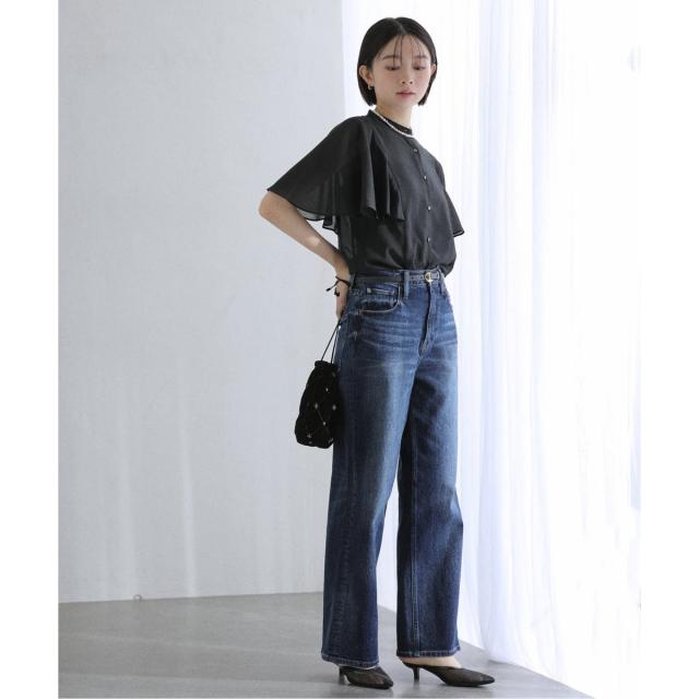 ラ トータリテ（La TOTALITE）/《WEB限定》【洗える】ケープスリーブシャツ