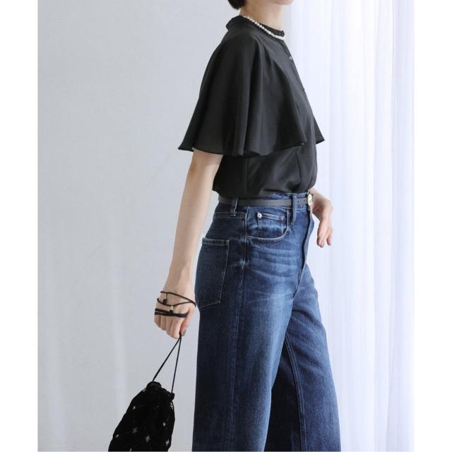 ラ トータリテ（La TOTALITE）/《WEB限定》【洗える】ケープスリーブシャツ