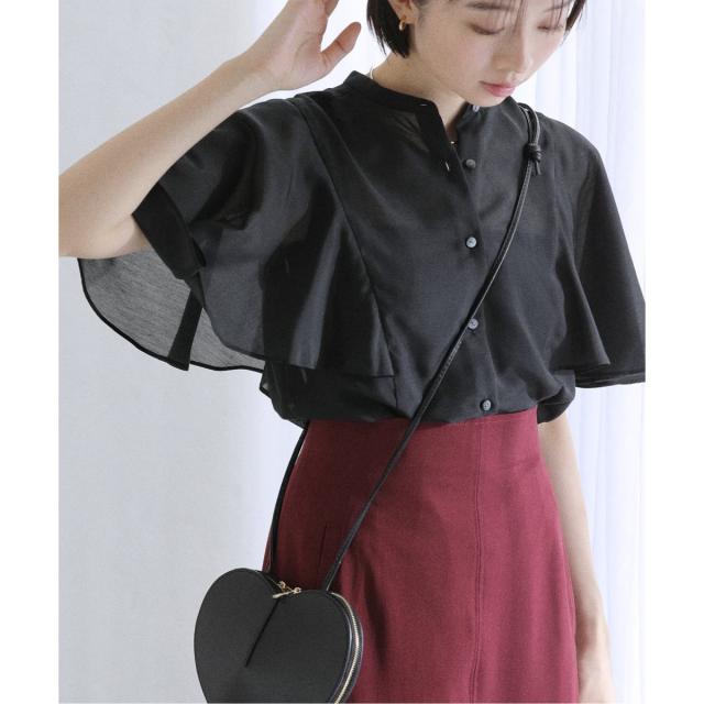 ラ トータリテ（La TOTALITE）/《WEB限定》【洗える】ケープスリーブシャツ