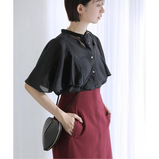 ラ トータリテ（La TOTALITE）/《WEB限定》【洗える】ケープスリーブシャツ