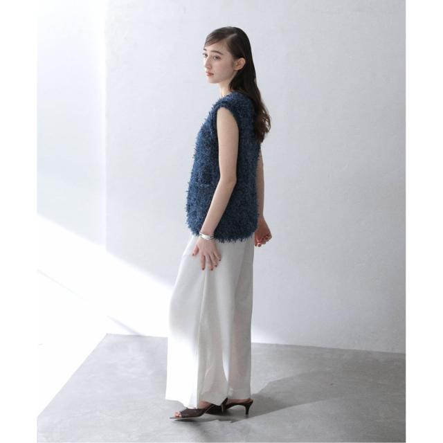 La Totalite トータリテ 【洗える】フェザーベスト ブラック 新作 洗える】フェザーベスト（ベスト）｜La Totalite（ラ トータリテ）の