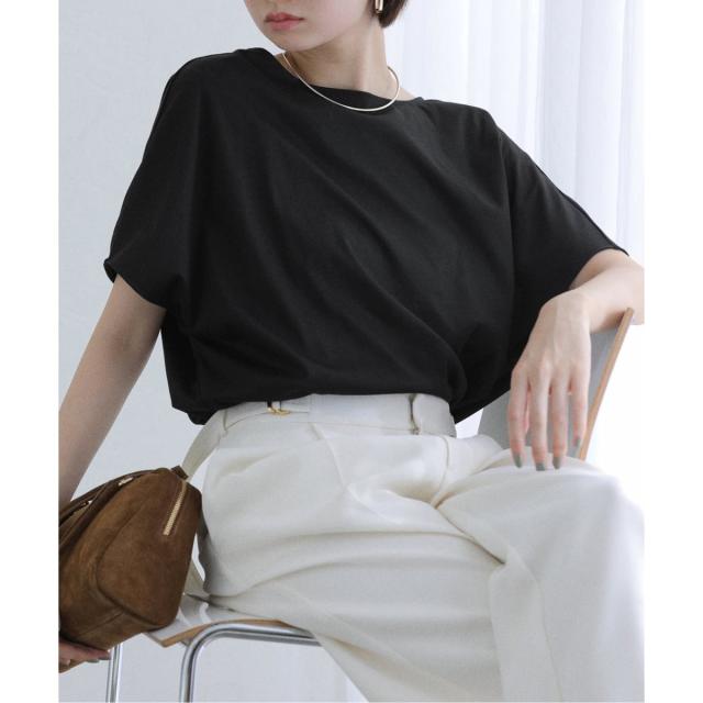 ラ トータリテ（La TOTALITE）/《WEB限定》【洗える】汗染み防止カーブヘムカットソー