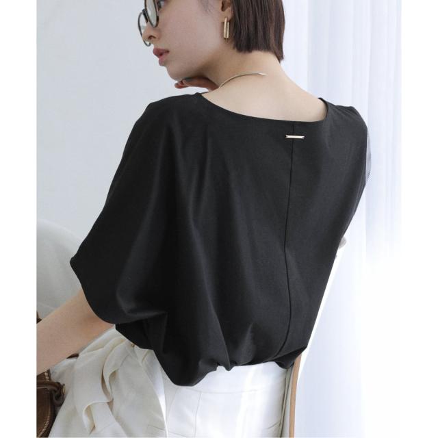 ラ トータリテ（La TOTALITE）/《WEB限定》【洗える】汗染み防止カーブヘムカットソー