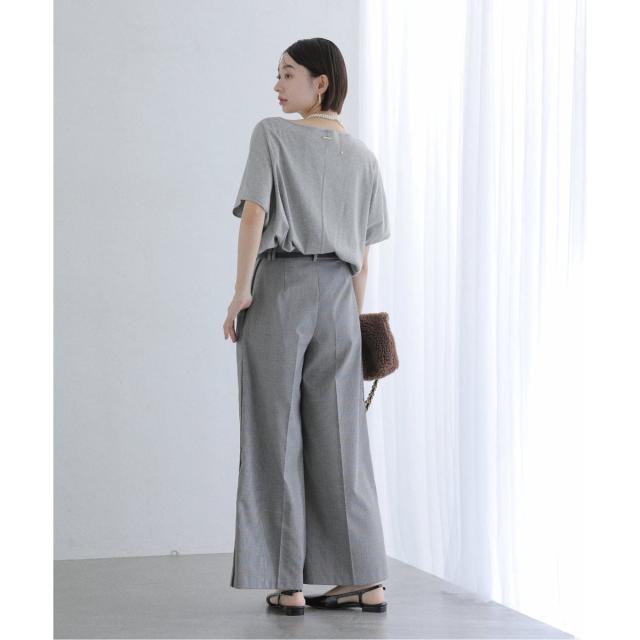 ラ トータリテ（La TOTALITE）/《WEB限定》【洗える】汗染み防止カーブヘムカットソー