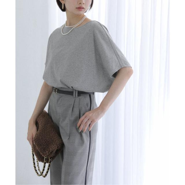 ラ トータリテ（La TOTALITE）/《WEB限定》【洗える】汗染み防止カーブヘムカットソー